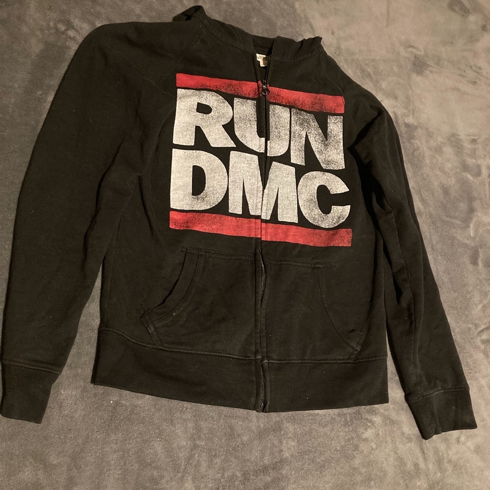 Black RUN DMC Jacket.